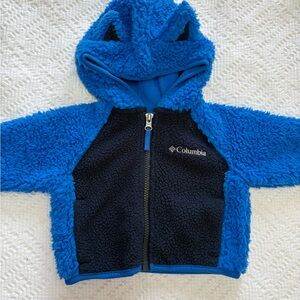 Columbia Blue and Navy Fleece Jacket